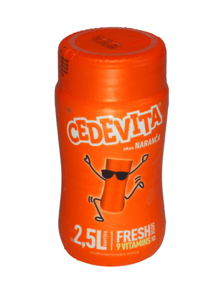 Nápoj rozpustný Cedevita - pomeranč - nealkoholický nápoj - Chorvatsko - 200g