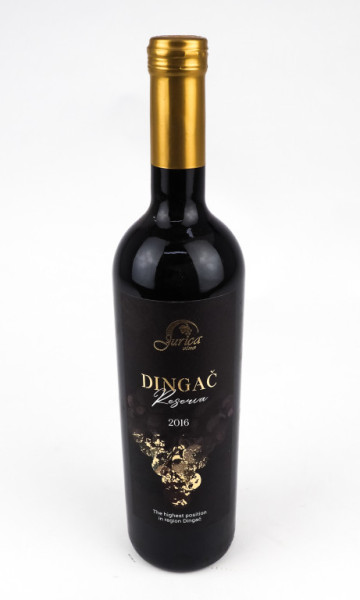 Dingač Reserva 2016 - červené suché víno - Jurica 15,5% - chorvatské víno - 0.75 l