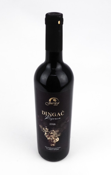 Dingač Reserva 2018 - červené suché víno 15,5% - Jurica - chorvatské víno - 0.75 l