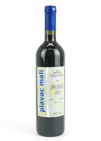 Plavac - víno červené 0.75l - vinařství Antičevič, poloostrov Pelješac - Postup