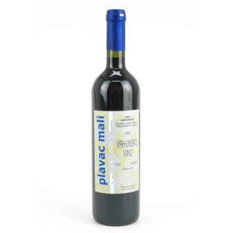 Plavac - víno červené 14.5% 0.75l - vinařství Antičevič, poloostrov Pelješac - Postup