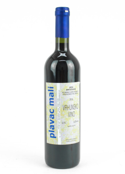 Plavac - víno červené 14.5% 0.75l - vinařství Antičevič, poloostrov Pelješac - Postup