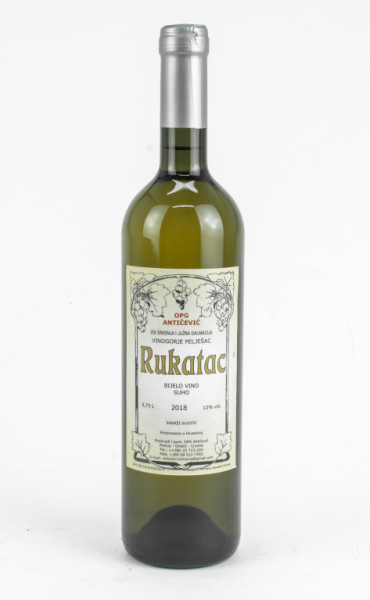 Rukatac - víno bílé 0.75l - vinařství Antičevič, poloostrov Pelješac - Postup