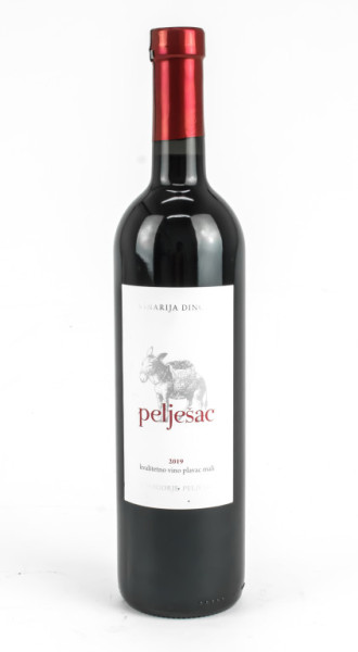 Pelješac - víno červené 12,5% - 0.75l - vinařství PZ Dingač, poloostrov Pelješac - Potomje