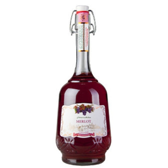 Letto Merlot Rosé - růžové polosladké 13,0% - Moldavsko - 1L