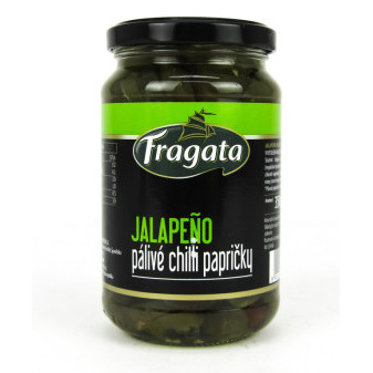 Jalapeno zelené pálivé - fragata - 350g