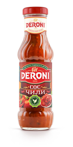 Omáčka chilli Deroni - Bulharsko - 325g