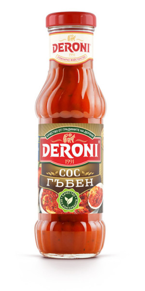 Omáčka houbová Deroni - Bulharsko - 325g