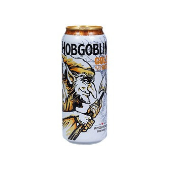 Hobgoblin gold pivo 4.2% - polotmavé pivo - Velká Británie - plech - 0.5L