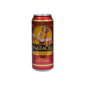 Pražačka 4.0% - světlé výčepní - Bakalář Rakovník - plech - 0.5L