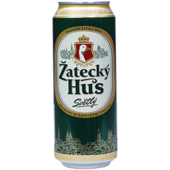 Žatecký Hus- světlý ležák 5.0% - plech - 0.5L