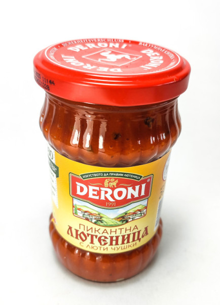 Deroni Ljutenica pikantí - Bulharsko - 270g