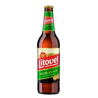 Litovel Moravan 11% RETRO - světlé výčepní pivo - pivovar Litovel - 0.5L