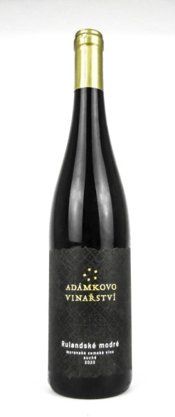 Rulandské Modré - pozdní sběr - suché - vinařství Adámkovo - 0.75 l
