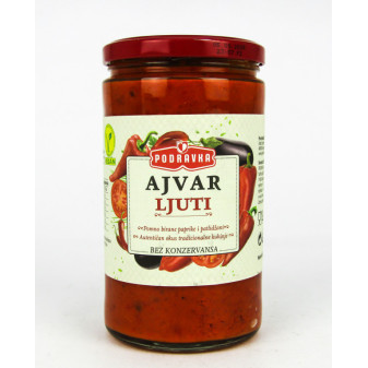 Ajvar Ljuti - pálivý - Chorvatsko - 690g