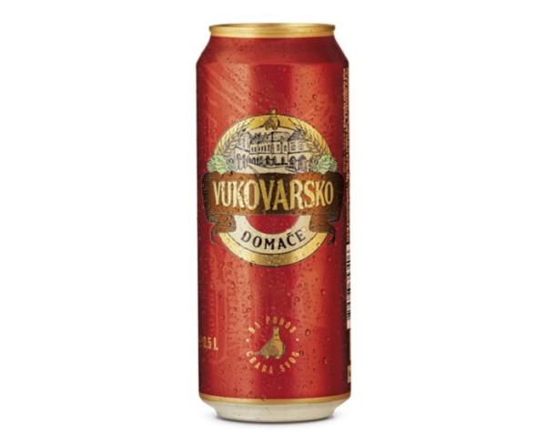 Vukovarsko 4.5% - světlý ležák - Chorvatsko - plech - 0.5L