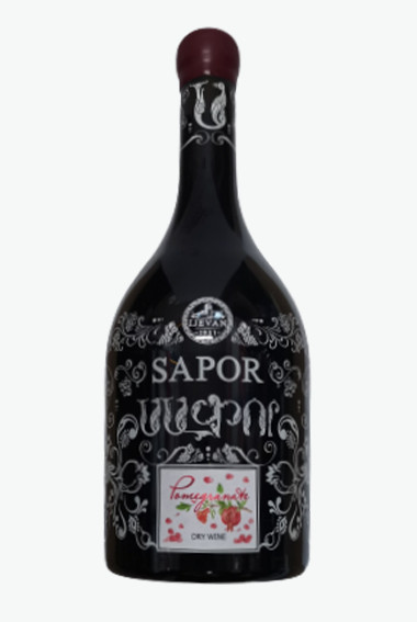 Ijevan Sapor pomegranate red dry wine - červené suché - Ijevan wine - Arménie - 0.75L