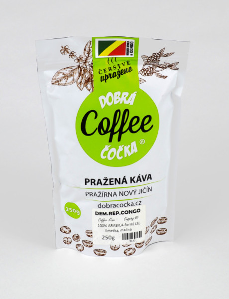 Káva - Democtratic Republic of Congo KIVU CAEKD - pražírna Dobrá Čočka - 250g