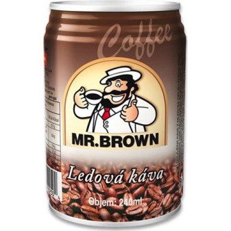 Káva MR. Brown classic - nápoj s mlékem a kávovým nálevem - King Car - 240 ml