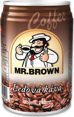 Káva MR. Brown classic - nápoj s mlékem a kávovým nálevem - King Car - 240 ml