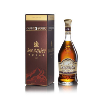 Brandy Ararat 5 years 40% - Arménie - 0,7L