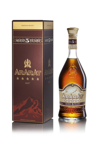 Brandy Ararat 5 years 40% - Arménie - 0,7L