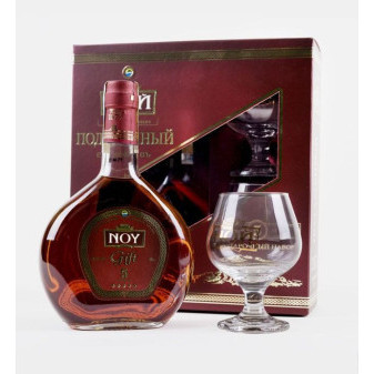 Brandy NOY Gift 5*/ - 2 sklenice - Arménie 40% - 0,5L