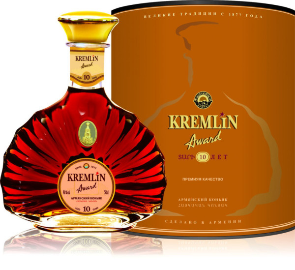 Brandy Kremlin Award 10* - Arménie 40% - 0,5L