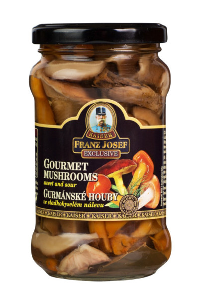 Směs gurmánských hub - slaný nálev - Franz Josef - 280g