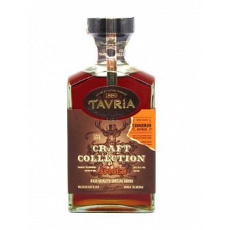 Brandy Tavria Strong drink Craft Collection Spiced - Ukrajina 35% - 0,5L