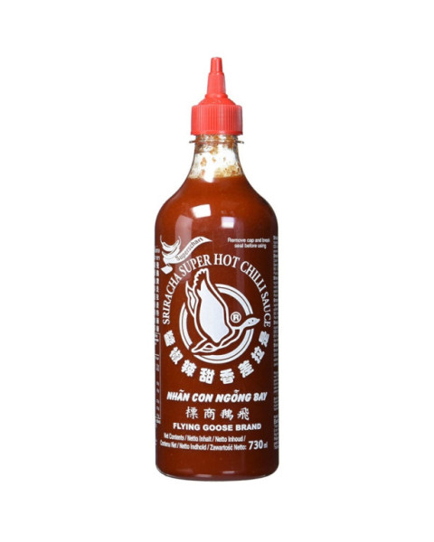 Chilli omáčka ostře pálivá - Sriracha hot Chilli Sauce - Thajsko - 730ml