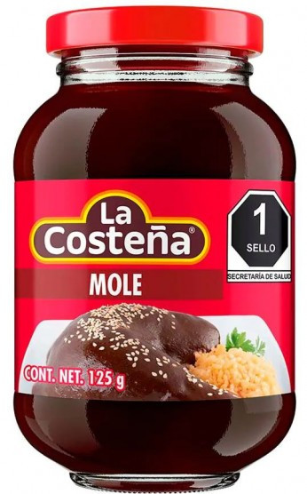 Salsa Mole Caja - salsa Mole s mírnou pálivostí - La costeňa - 125g
