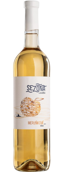 Meruňkové víno Sezona - ovocné víno - od Gajdůška - 0.75L