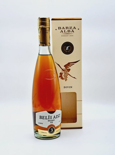 Barza Alba BELII AIST 3* - moldavská brandy 40% - Barza Alba - Moldavsko - 0,5L