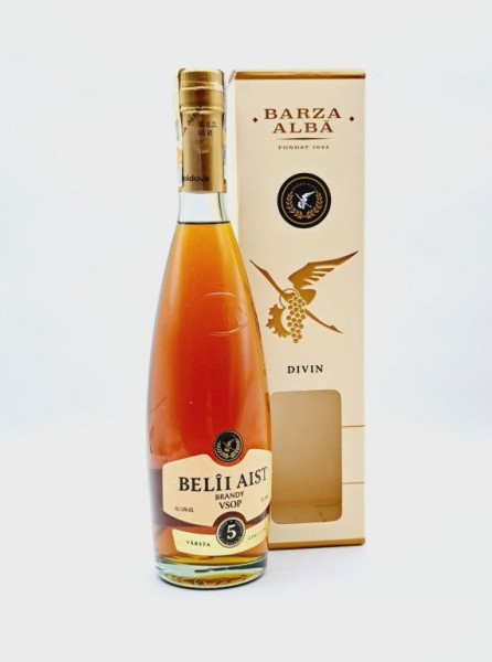 Barza Alba BELII AIST 5* - moldavská brandy 40% - Barza Alba - Moldavsko - 0,5L