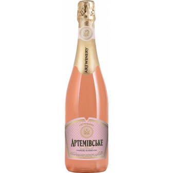 Artemivske Rose Demi Sec - polosuché růžové šumivé víno - Ukrajina - 0.75L
