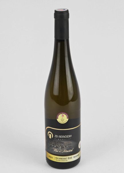 Rulandské šedé - Batonage - bílé moravské zemské - suché - vinařství ZD Němčičky - 0.75 l