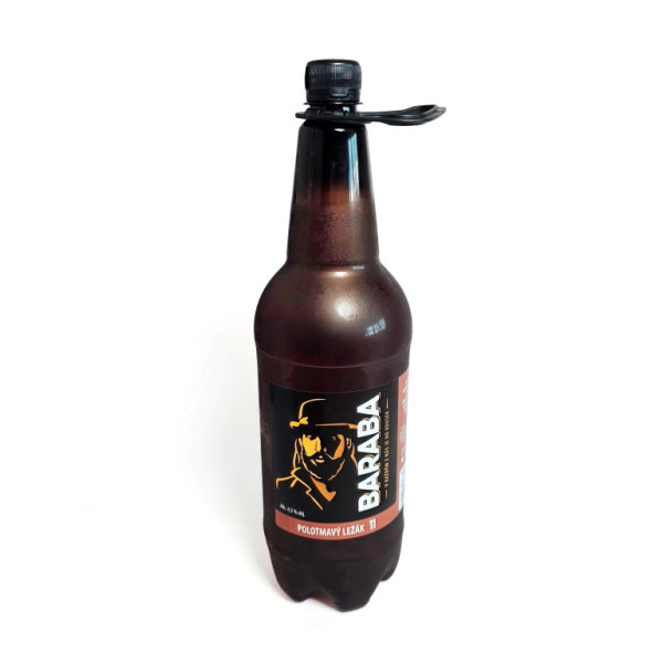 Baraba 11° - polotmavý ležák 4.5% - pivovar Baraba 1,5L
