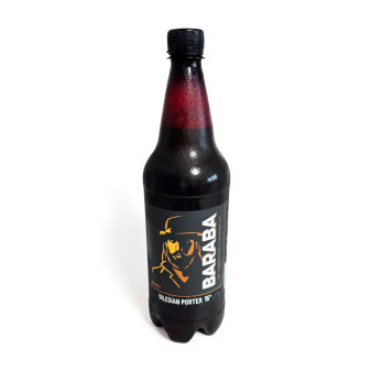 Baraba Silesian Porter 15° - silné spodně kvašené pivo 6.5% - pivovar Baraba 1.0L