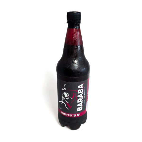 Baraba Cherry Porter 15° - silné spodně kvašené pivo 6.2% - pivovar Baraba 1.0L