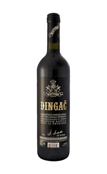 Dingač 2020 - červené suché víno 14,5% - Matuško vina - chorvatské víno - 0.75 l