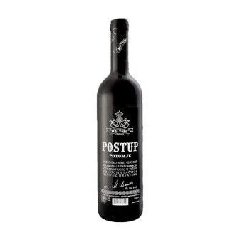 Postup 2019 - červené suché víno 13,0% - Matuško vina - chorvatské víno - 0.75 l