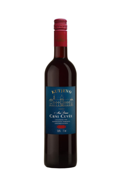 Cuvee Crni - červené suché víno - 13,5% - Kutjevo - chorvatské víno - 0.75L