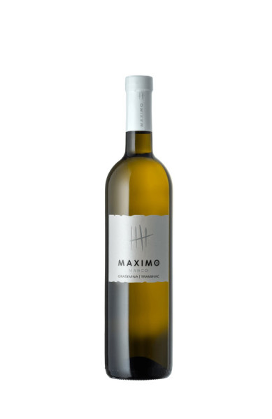 Maximo Bianco - Graševina / Traminac - bílé suché víno - 13,5% - Kutjevo - chorvatské víno - 0.75L